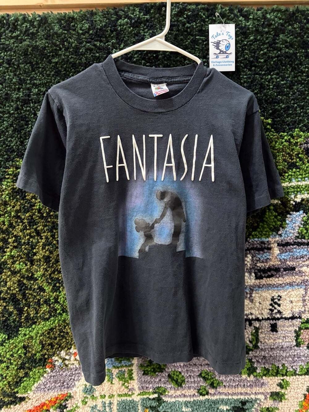 Vintage 90s Disney Fantasia Mickey Mouse Sorcerer Apprentice Tshirt